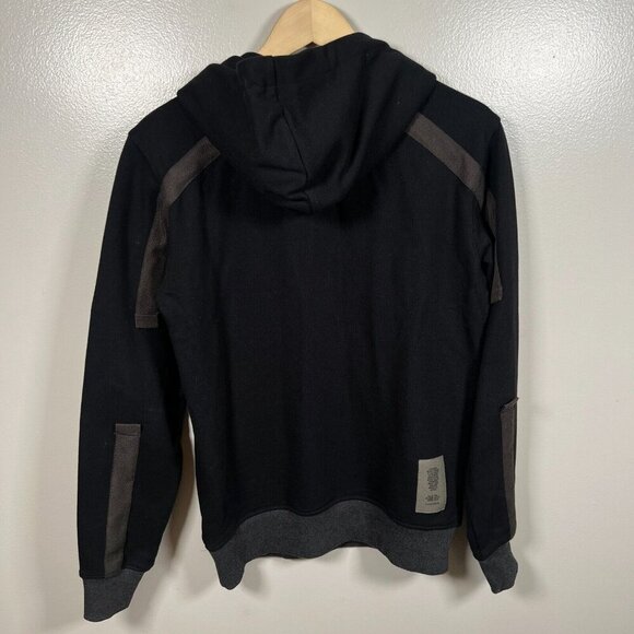 G Star Raw Logo Tape Hooded Sweater Sweatshirt Unisex Size XS Black Hoodie - Picture 2 of 15
